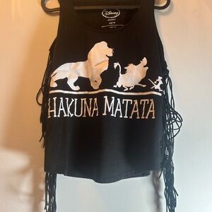 Disney - Hakuna Matata Tank Top (Black & White)